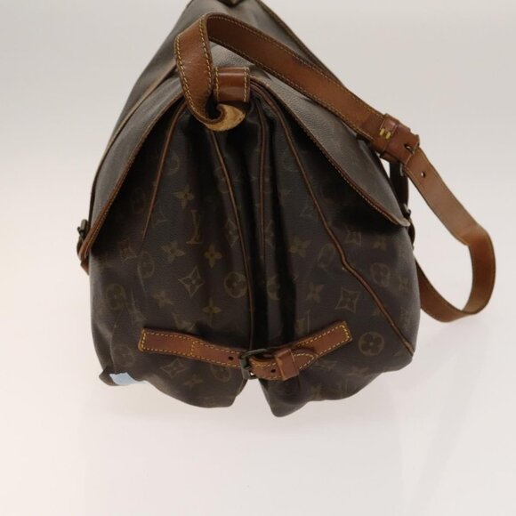 LOUIS VUITTON Monogram Saumur 35 Shoulder Bag M42254 LV Auth 140247 - Picture 5 of 16